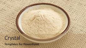  Presentation with ceramic - Audience pleasing slides consisting of ceramic bowl of african baobab backdrop and a coral colored foreground