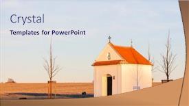  Presentation with university unc chapel hill - Presentation with small-chapel-in-chvalovice-southern background and a  colored foreground