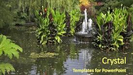  Presentation with portfolio - Audience pleasing slides consisting of small charming fountain in wonderful park more magnificent pictures from the american and canadian national parks you can look hundreds in my portfolio welcome backdrop and a tawny brown colored foreground