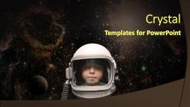  Presentation with nasa - Slide set enhanced with small-child-imagines-himself background and a wine colored foreground
