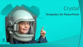  Presentation with airplane - Audience pleasing slides consisting of small-child-wants-to-fly backdrop and a cyan colored foreground