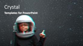  Presentation with fly - PPT theme enhanced with small-child-wants-to-fly background and a dark gray colored foreground