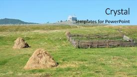  Presentation with rural - Amazing slides having small church in rural landscape montenegro backdrop and a light blue colored foreground