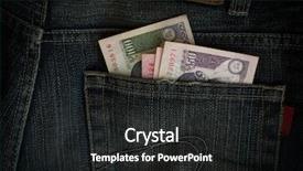  Presentation with indian - Theme featuring small denomination indian currency notes background and a dark gray colored foreground