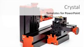  Presentation with modeling - Presentation consisting of small-diy-milling-machine background and a white colored foreground