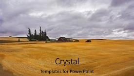  Presentation with national parks - Presentation theme with small farm in fields of montana after harvesting more magnificent pictures from the american and canadian national parks you can look hundreds in my portfolio welcome background and a gold colored foreground