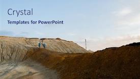  Presentation with investigation - Slide deck featuring small-figures-of-two-contemporary background and a light blue colored foreground