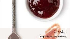  Presentation with jam - Beautiful slide deck featuring small-glass-bowl-and-spoon backdrop and a lemonade colored foreground