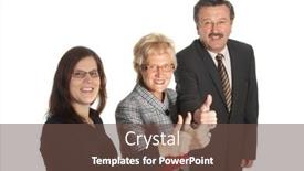  Presentation with young business people - PPT layouts consisting of small-group-of-business-people background and a  colored foreground