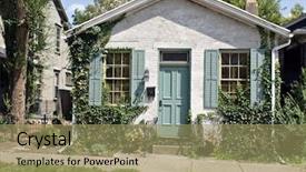  Presentation with cottage industry - Presentation enhanced with small house - quaint little cottage background and a coral colored foreground