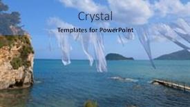  Presentation with zakynthos - Presentation featuring small-island-in-greece-zakynthos background and a light blue colored foreground