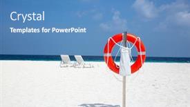  Presentation with animals winter - Slide deck featuring small-island-in-the-maldives background and a teal colored foreground