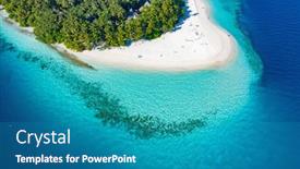  Presentation with animals winter - Audience pleasing slide deck consisting of small-island-in-the-maldives backdrop and a teal colored foreground