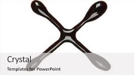  Presentation with medieval chainmail made up - Presentation theme consisting of small letter of alphabet made background and a  colored foreground