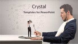  Presentation with minar e pakistan is one - PPT theme featuring small one with doodled report background and a  colored foreground