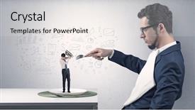  Presentation with eating - PPT theme enhanced with small one with doodled report background and a sky blue colored foreground