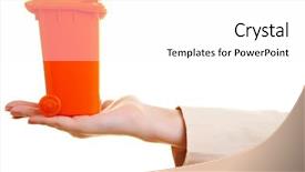  Presentation with garbage - Slide deck featuring small-orange-garbage-can-standing background and a white colored foreground