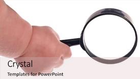  Presentation with neonatal nurse baby hand mother - Audience pleasing slides consisting of small people magnifier hands - baby hand holding magnifying isolated backdrop and a  colored foreground