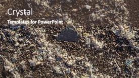  Presentation with food problem - Slide deck having small-plastic-parts-and-microplastics background and a tawny brown colored foreground