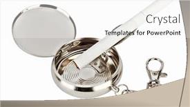  Presentation with cigarette - Slide deck featuring small-pocket-ash-tray background and a white colored foreground