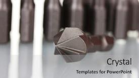  Presentation with bits - Audience pleasing PPT layouts consisting of small scale industry - construction bits isolated on white backdrop and a  colored foreground