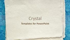  Presentation with khadi - Presentation with small-sheet-of-blank-white background and a sky blue colored foreground