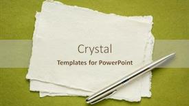  Presentation with khadi paper - Beautiful presentation theme featuring small-sheet-of-blank-white backdrop and a lemonade colored foreground