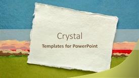  Presentation with khadi - Presentation design with small-sheet-of-blank-white background and a lemonade colored foreground