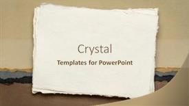  Presentation with khadi - Slides featuring small-sheet-of-blank-white background and a cream colored foreground