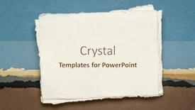  Presentation with khadi - PPT theme with small-sheet-of-blank-white background and a cream colored foreground