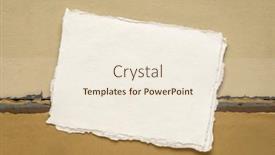  Presentation with white sheet - Presentation theme consisting of small-sheet-of-blank-white background and a cream colored foreground