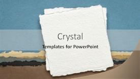  Presentation with white sheet - Slide set consisting of small-sheet-of-blank-white background and a sky blue colored foreground