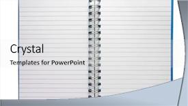  Presentation with spiral binding - Cool new presentation theme with small spiral notepad backdrop and a white colored foreground