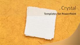  Presentation with khadi - Slide set with small-square-sheet-of-blank background and a yellow colored foreground