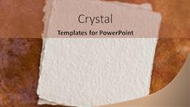  Presentation with khadi paper - Slides featuring small-square-sheet-of-blank background and a red colored foreground