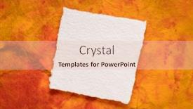  Presentation with khadi paper - Presentation design consisting of small-square-sheet-of-blank background and a lemonade colored foreground