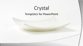 Presentation with white marble plate marble - Cool new PPT layouts with small square white porcelain plate backdrop and a white colored foreground