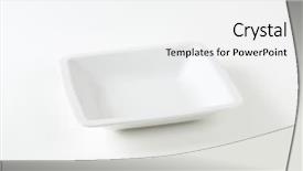  Presentation with square - PPT theme having small squares - white square bowl on white background and a white colored foreground