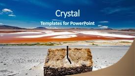  Presentation with colorado - Slides having small stony house near wide background and a ocean colored foreground