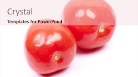  Presentation with mold - Slide deck with small-tomato-with-mold-isolated background and a lemonade colored foreground