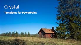  Presentation with swedish - Beautiful PPT layouts featuring small-traditional-swedish-red-wooden backdrop and a gray colored foreground