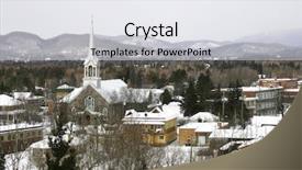  Presentation with sunny winter day the snow - Audience pleasing PPT theme consisting of entwined wooden basket surface very photographed close-up backdrop and a tawny brown colored foreground