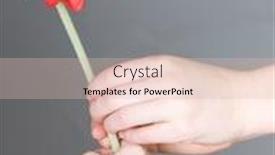  Presentation with giving - Cool new PPT theme with smaller-child-giving-bigger-child backdrop and a lemonade colored foreground