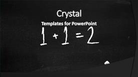  Presentation with maths - Presentation with smart board - easy maths background and a black colored foreground