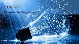  Presentation with fiber optics - PPT theme enhanced with smart card - fiber optics background with lots background and a light blue colored foreground