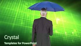  Presentation with creeper image - PPT theme featuring smart grid electric - composite image of mature businessman background and a forest green colored foreground