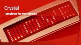  Presentation with red blood cells back ground - Beautiful slides featuring smart grid electric - red word love is highlighted backdrop and a crimson colored foreground