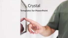  Presentation with green computing - PPT theme with smart home and technology concept background and a white colored foreground