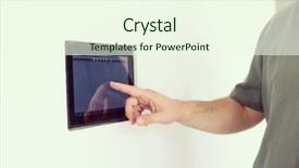  Presentation with 5g technology for smart grid - PPT layouts featuring smart home and technology concept background and a cream colored foreground