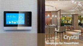  Presentation with chinese restaurant - Colorful presentation enhanced with smart home in chinese restaurant backdrop and a  colored foreground